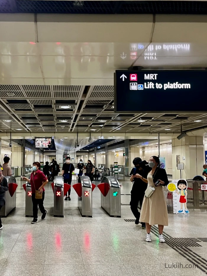 A clean train station.